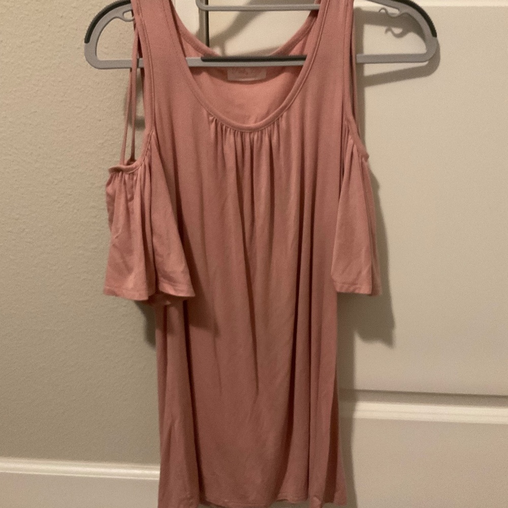 Small Pink Lily mauve top